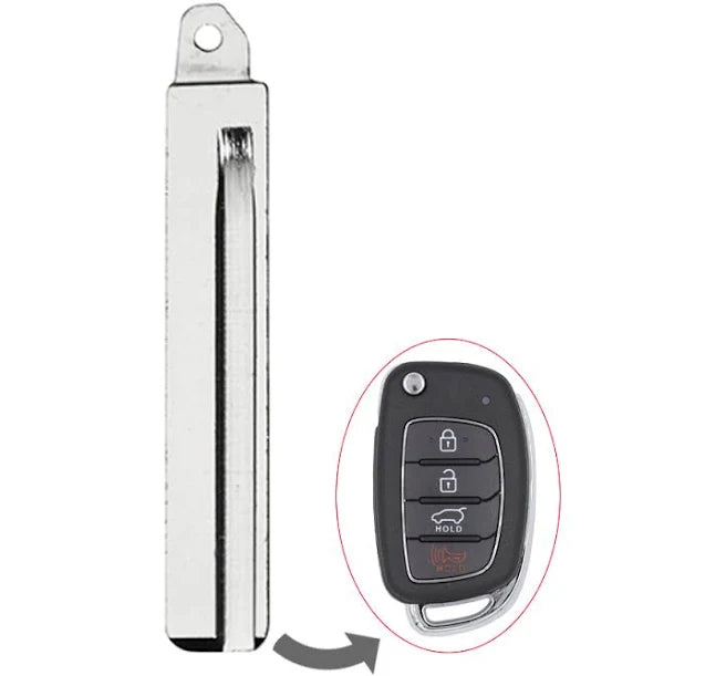 2016-2019 Hyundai Santa Fe / Remote Flip Key Blade / PN: 81996-2W300 / AFTERMARKET 2016-2019 Hyundai Santa Fe / Remote Flip Key Blade / PN: 81996-2W300 / AFTERMARKET